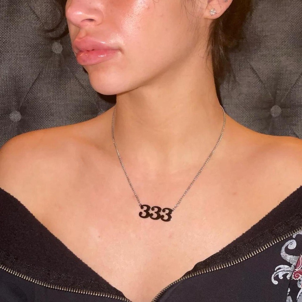 Angel number necklace